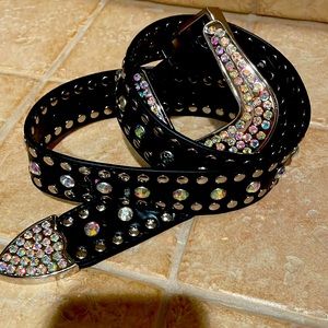 Rhinestone country belt